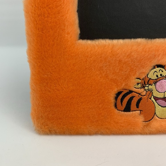 Disney Tigger Orange Fuzzy Furry Plush 4"x6" Photo Picture Frame - Picture 8 of 16